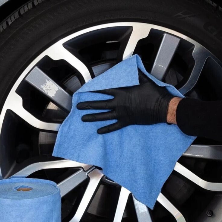 3x Rollen Einweg Mikrofasertücher 25 Stk./Rolle, 25x25cm Werkstatt, Küche, Büro - Hotelclubshop