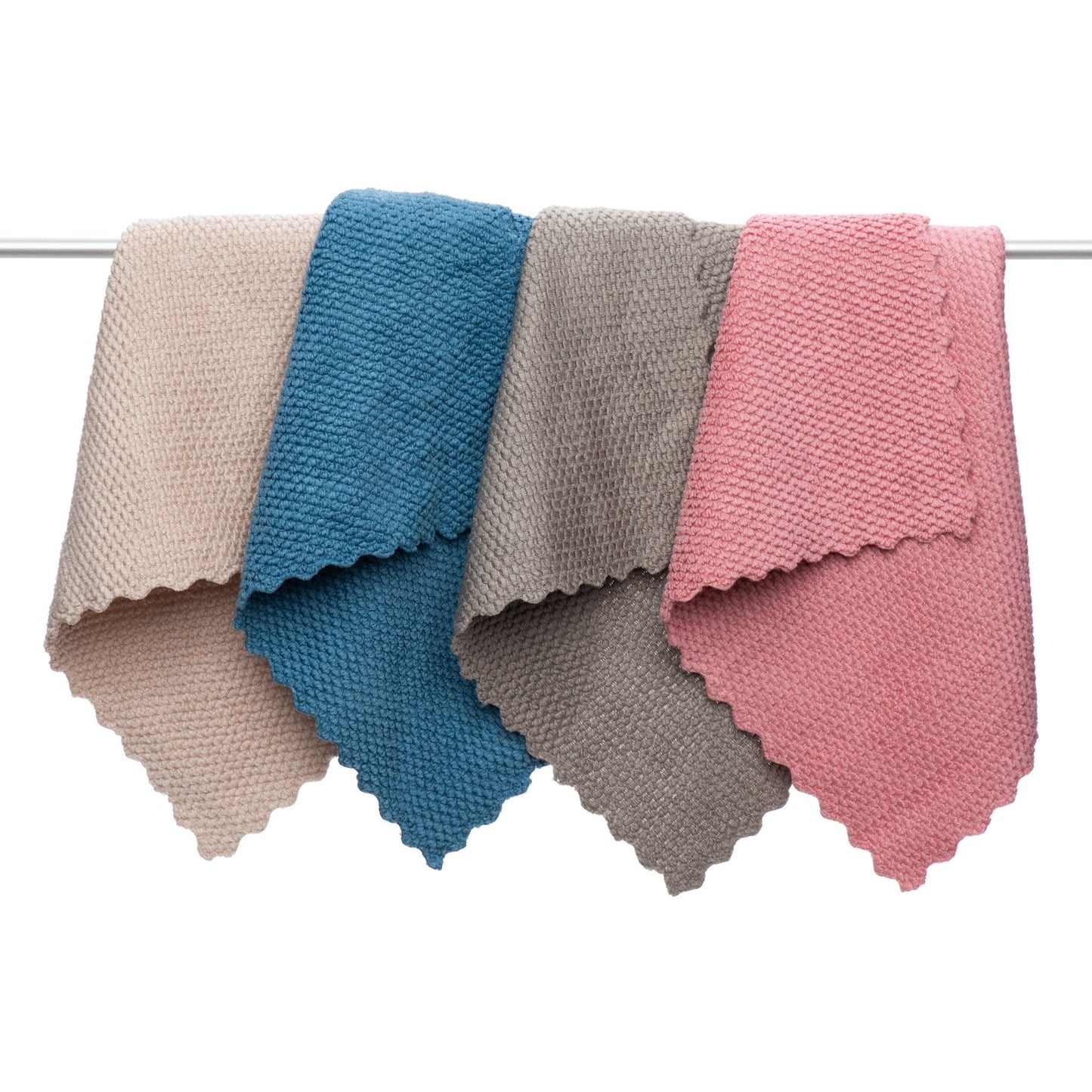 Mikrofasertuch 4er Set 30x30cm Putztücher Reinigungstuch Polier und Trockentuch - Hotelclubshop