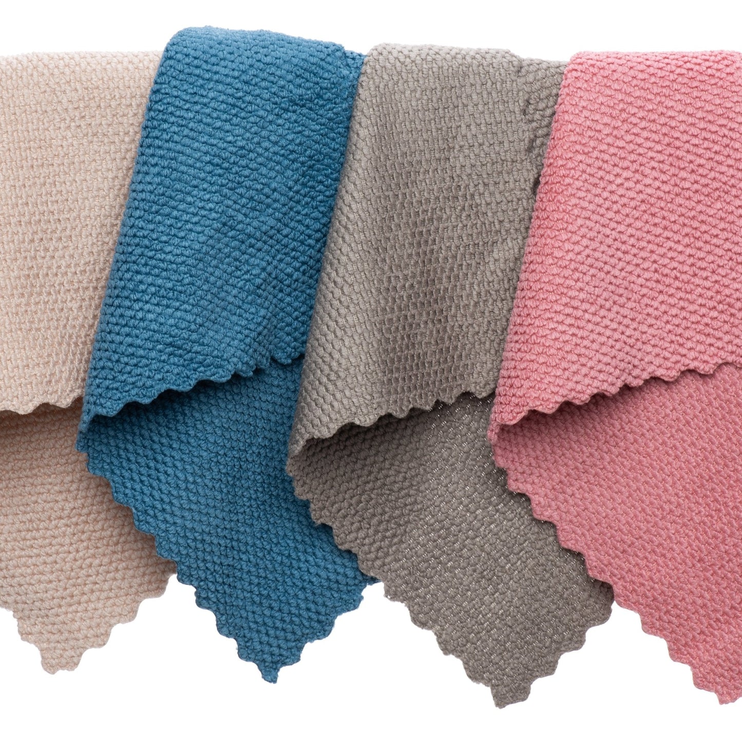 Mikrofasertuch 4er Set 30x30cm Putztücher Reinigungstuch Polier und Trockentuch - Hotelclubshop