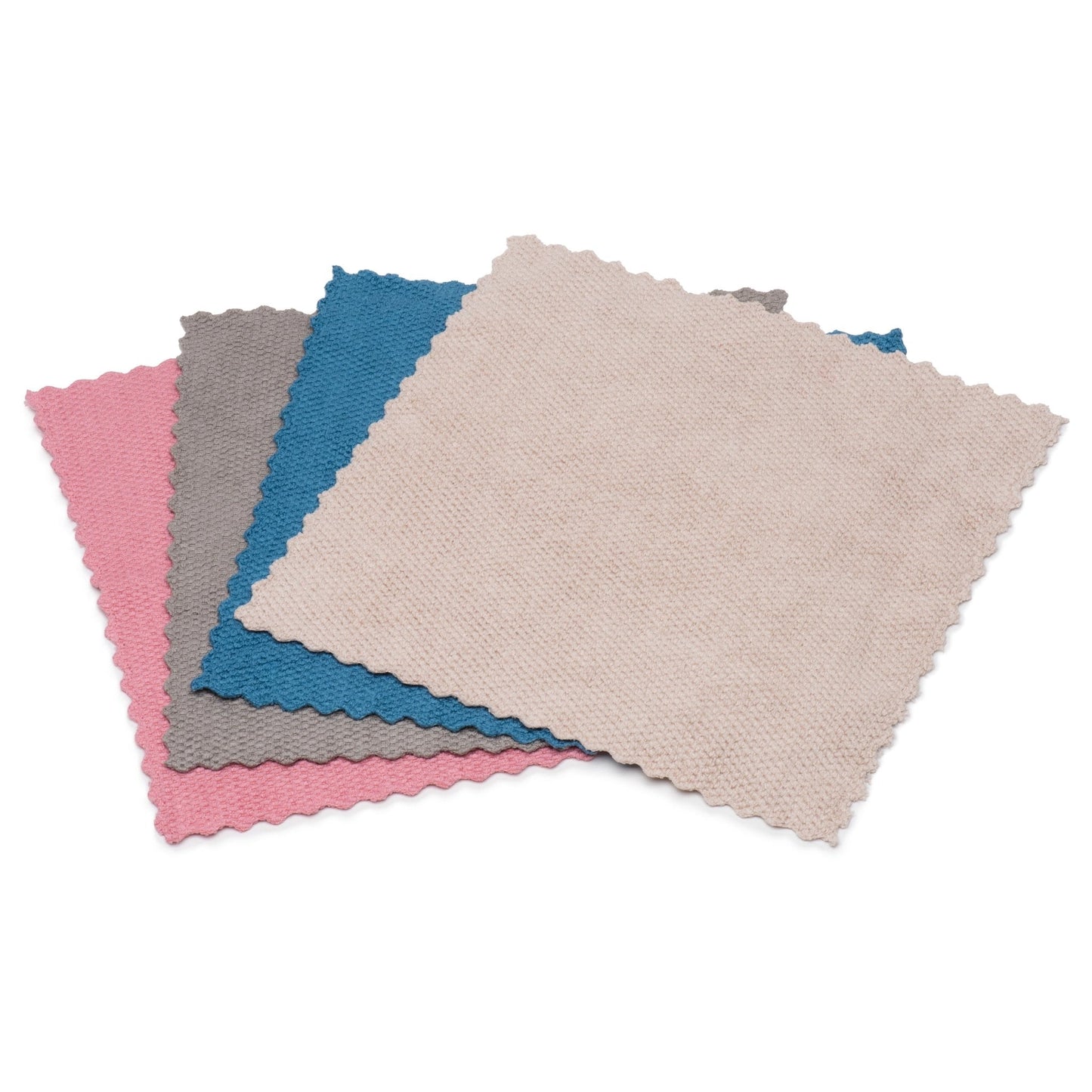 Mikrofasertuch 4er Set 30x30cm Putztücher Reinigungstuch Polier und Trockentuch - Hotelclubshop